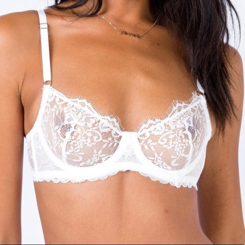 Kat the label Maverick bra. White. XS.